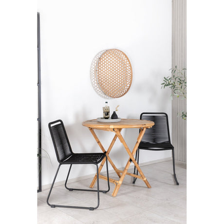 Cane Café bord ø80cm + Lindos Venture Design Spisegruppe