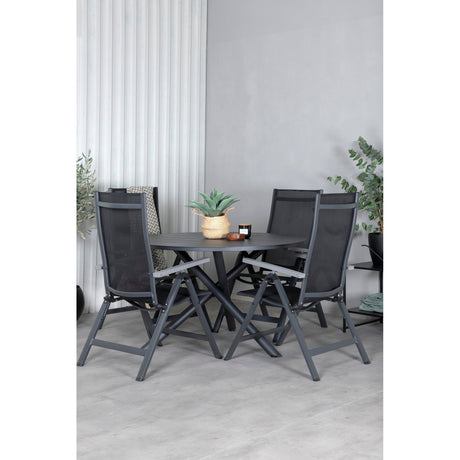 Alma Spisebord ø120cm + Albany Light Venture Design Spisegruppe