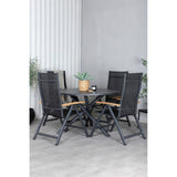 Alma spisebord ø120cm + Panama Light Stol Venture Design Spisegruppe