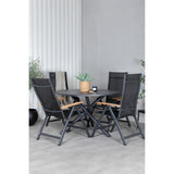 Alma spisebord ø120cm + Panama Light Stol Venture Design Spisegruppe
