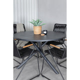 Alma spisebord ø120cm + Bois lenestol Venture Design Spisegruppe