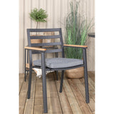 Alma spisebord ø120cm + Brasilia Karmstol Venture Design Spisegruppe