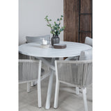 Alma spisebord ø120cm + Virya spisestoler Venture Design Spisegruppe