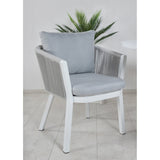 Alma spisebord ø120cm + Virya spisestoler Venture Design Spisegruppe