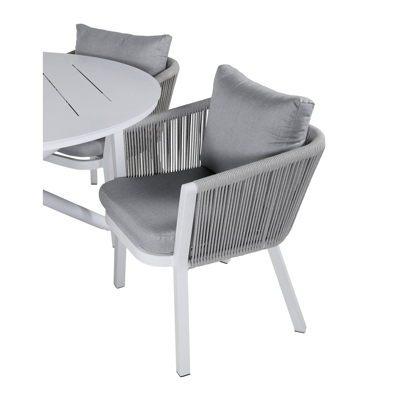 Alma spisebord ø120cm + Virya spisestoler Venture Design Spisegruppe
