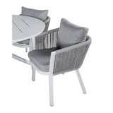 Alma spisebord ø120cm + Virya spisestoler Venture Design Spisegruppe