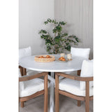 Alma spisebord ø120cm + Erica spisestoler Venture Design Spisegruppe