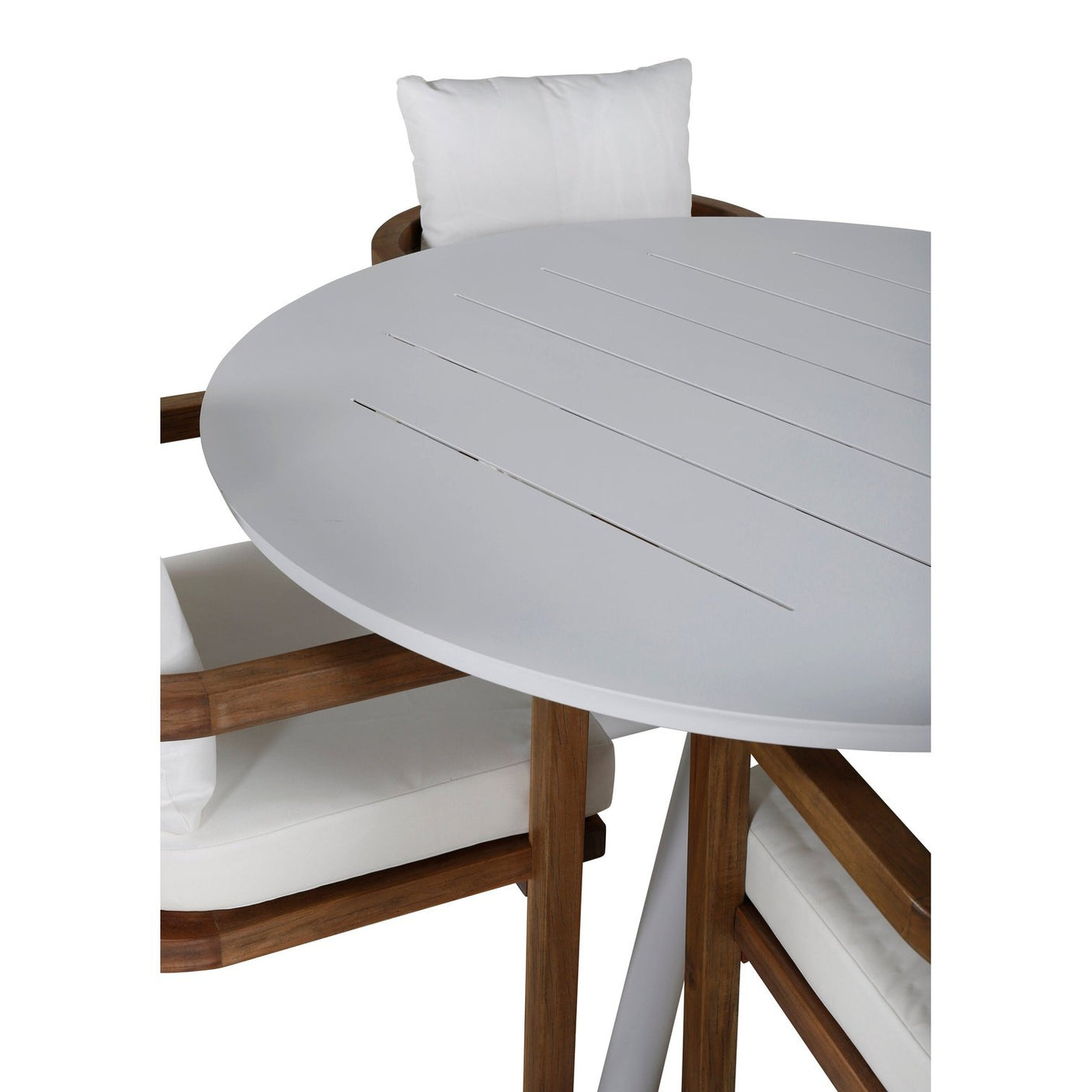 Alma spisebord ø120cm + Erica spisestoler Venture Design Spisegruppe