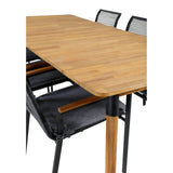 Julian spisebord 210*100cm + Dallas spisestoler Venture Design Spisegruppe