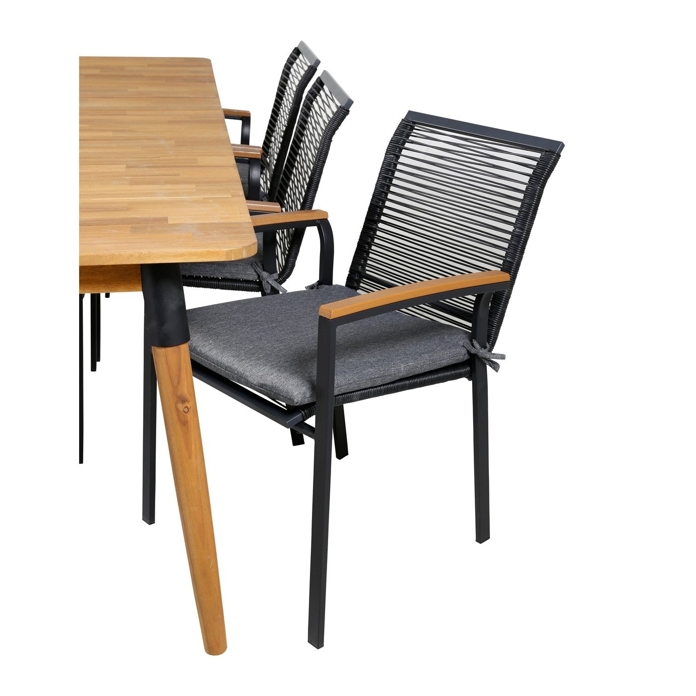 Julian spisebord 210*100cm + Dallas spisestoler Venture Design Spisegruppe