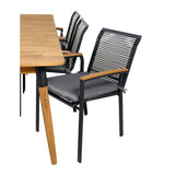 Julian spisebord 210*100cm + Dallas spisestoler Venture Design Spisegruppe