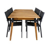 Julian spisebord 210*100cm + Copacabana Venture Design Spisegruppe