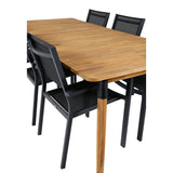 Julian spisebord 210*100cm + Copacabana Venture Design Spisegruppe