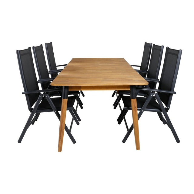 Julian spisebord 210*100cm + Break stol/ Venture Design Spisegruppe
