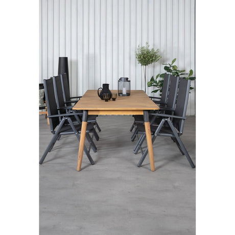 Julian spisebord 210*100cm + Break stol/ Venture Design Spisegruppe