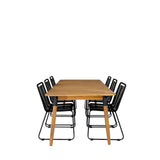 Julian spisebord 210*100cm + Lindos stol Venture Design Spisegruppe