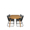 Julian spisebord 210*100cm + Lindos stol Venture Design Spisegruppe