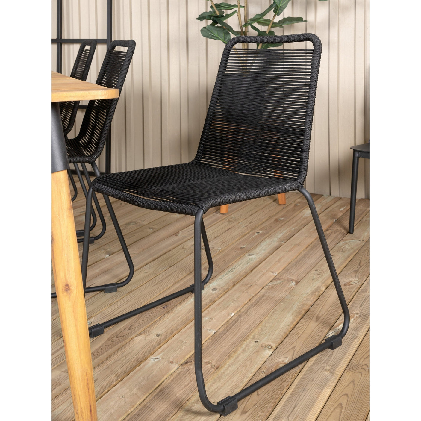 Julian spisebord 210*100cm + Lindos stol Venture Design Spisegruppe