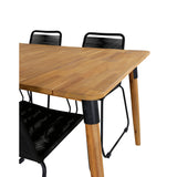 Julian spisebord 210*100cm + Lindos stol Venture Design Spisegruppe