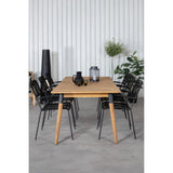 Julian spisebord 210*100cm + Lindos lenestol Venture Design Spisegruppe