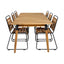 Julian spisebord 210*100cm + Bois spisestoler Venture Design Spisegruppe