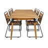 Julian spisebord 210*100cm + Bois spisestoler Venture Design Spisegruppe