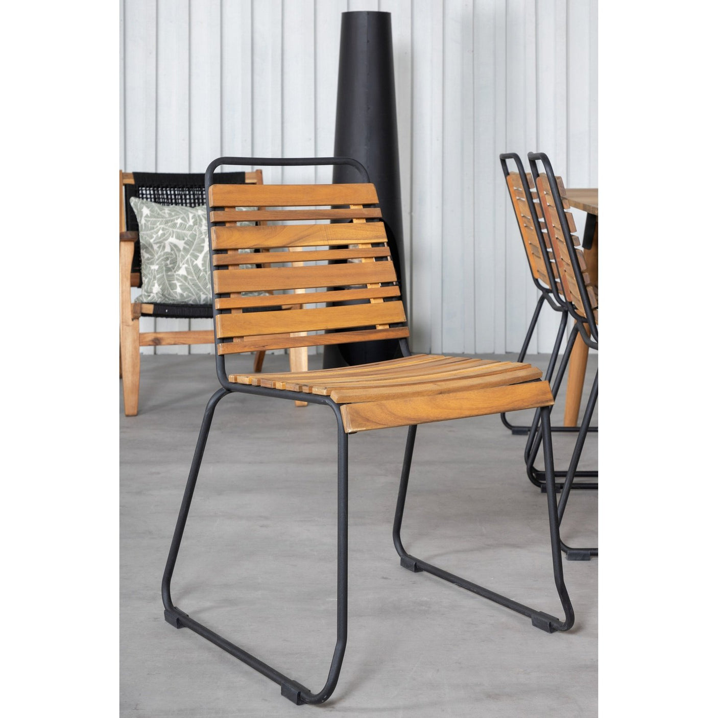 Julian spisebord 210*100cm + Bois spisestoler Venture Design Spisegruppe