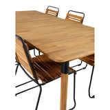 Julian spisebord 210*100cm + Bois spisestoler Venture Design Spisegruppe