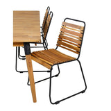 Julian spisebord 210*100cm + Bois spisestoler Venture Design Spisegruppe