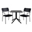 Way kafébord 70*70 + Nicke spisestoler m. armlene Venture Design Spisegruppe
