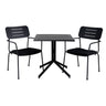 Way kafébord 70*70 + Nicke spisestoler m. armlene Venture Design Spisegruppe
