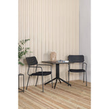 Way kafébord 70*70 + Nicke spisestoler m. armlene Venture Design Spisegruppe