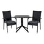 Way café bord 70*70 + Anna stol Venture Design Spisegruppe