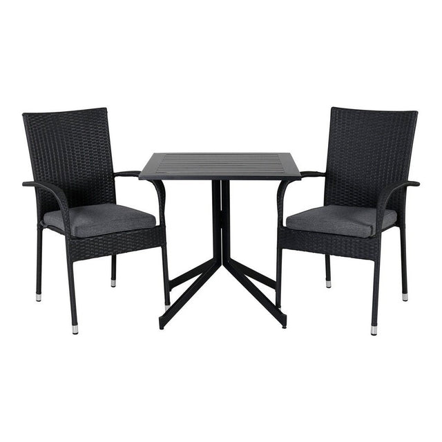 Way café bord 70*70 + Anna stol Venture Design Spisegruppe