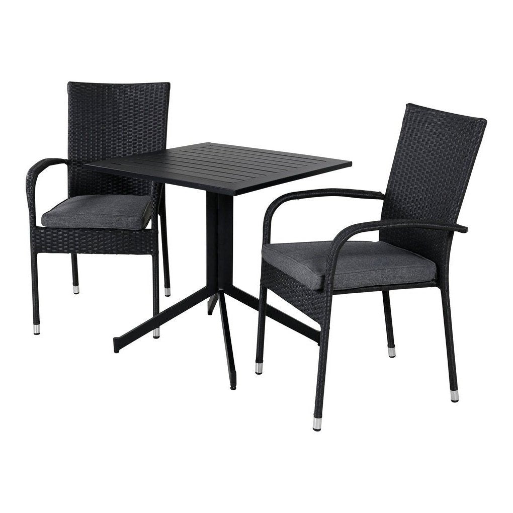 Way café bord 70*70 + Anna stol Venture Design Spisegruppe