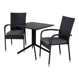 Way café bord 70*70 + Anna stol Venture Design Spisegruppe