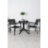 Way café bord 70*70 + Copacabana Stabling stol Venture Design Spisegruppe