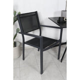 Way café bord 70*70 + Copacabana Stabling stol Venture Design Spisegruppe