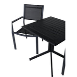 Way café bord 70*70 + Copacabana Stabling stol Venture Design Spisegruppe