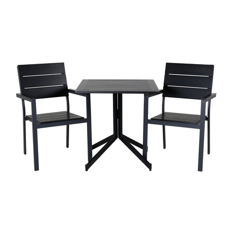 Way kafébord 70*70 + Levels stol Venture Design Spisegruppe