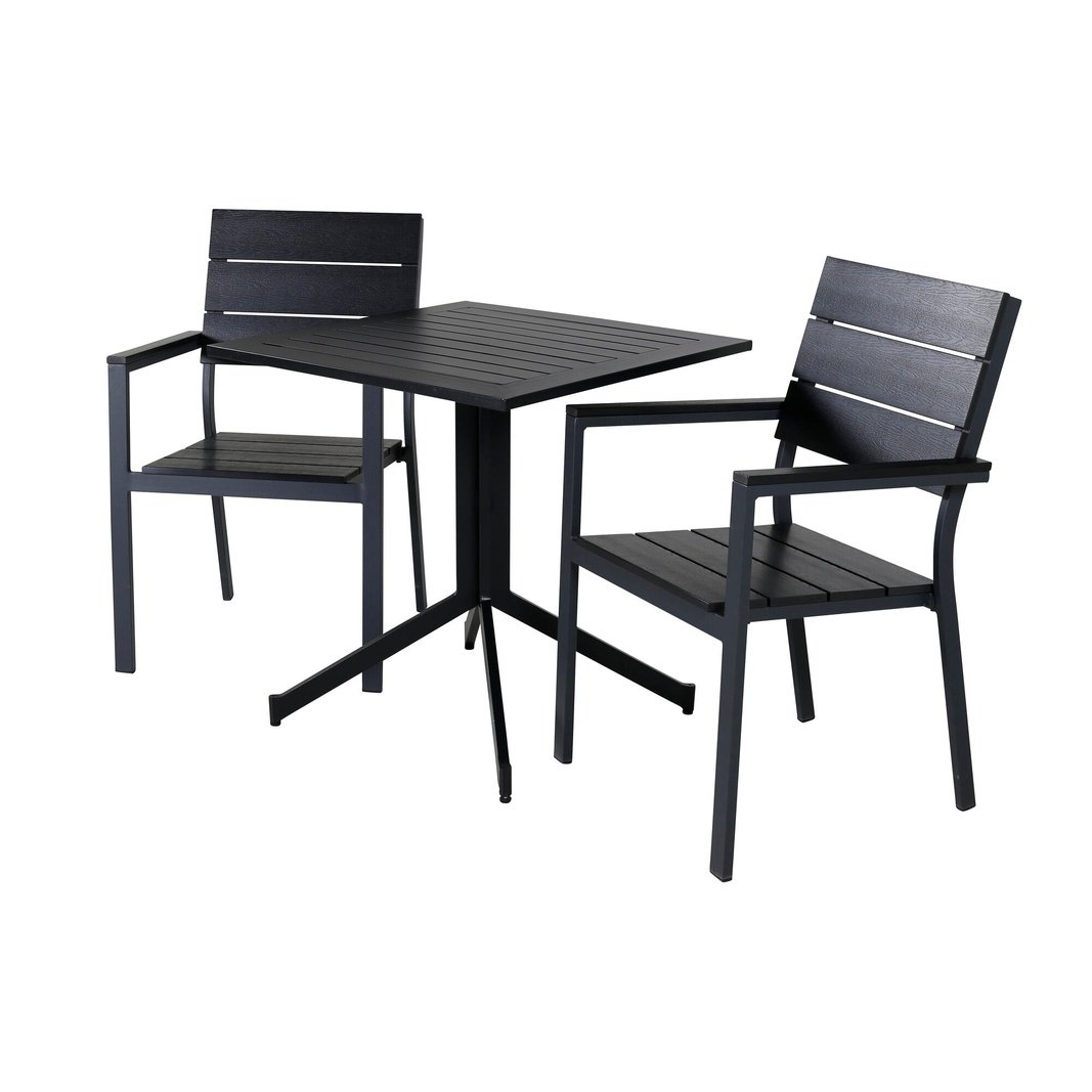 Way kafébord 70*70 + Levels stol Venture Design Spisegruppe