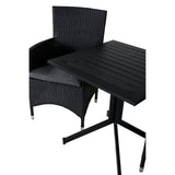 Way kafébord 70*70 + Malin lenestol/ Venture Design Spisegruppe