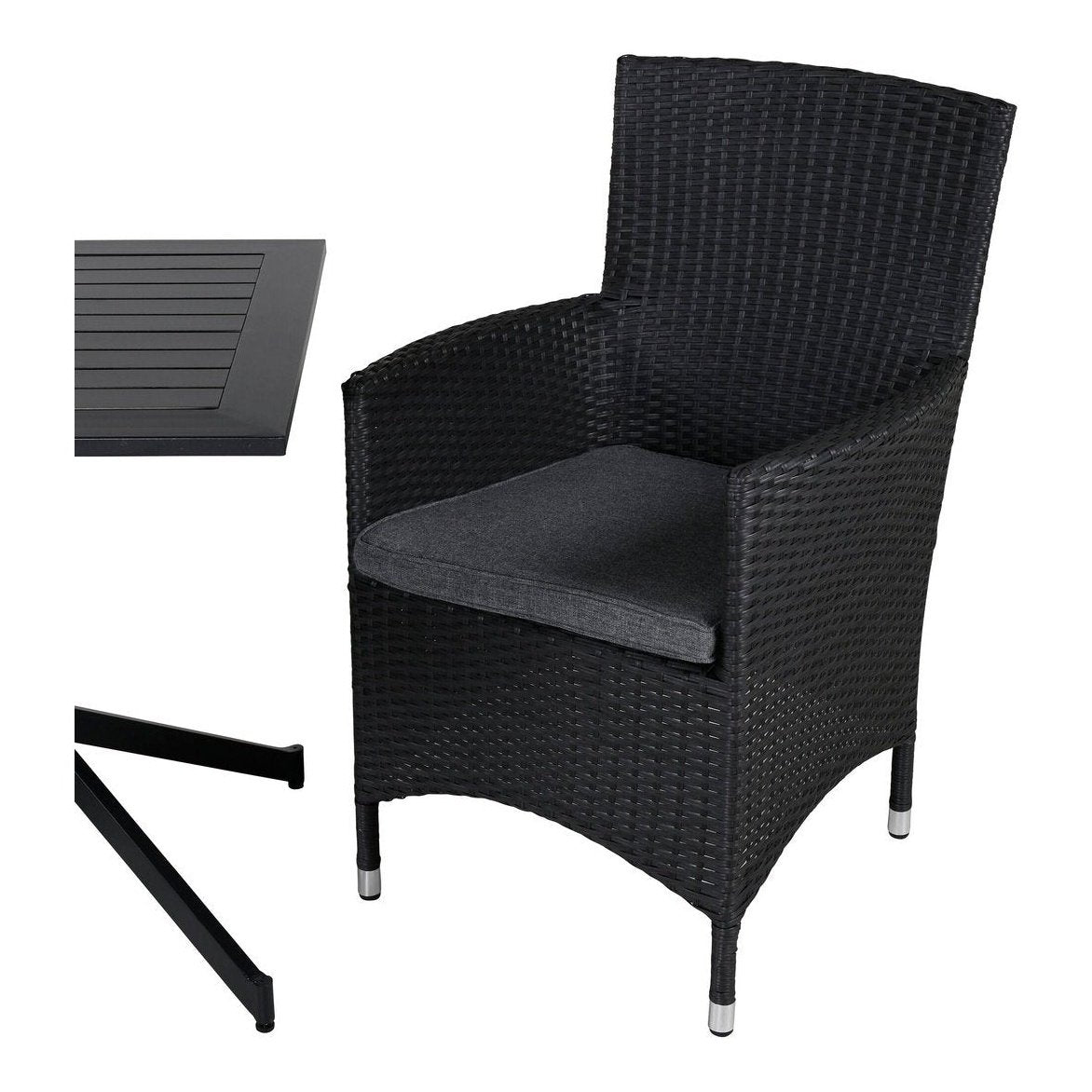 Way kafébord 70*70 + Malin lenestol/ Venture Design Spisegruppe