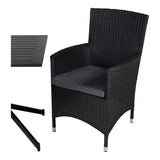 Way kafébord 70*70 + Malin lenestol/ Venture Design Spisegruppe