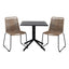 Way kafébord 70*70 + Lindos stol / Venture Design Spisegruppe