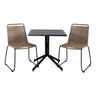Way kafébord 70*70 + Lindos stol / Venture Design Spisegruppe