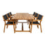 Plankton Spisebord 220*100 + Venice Venture Design Spisegruppe