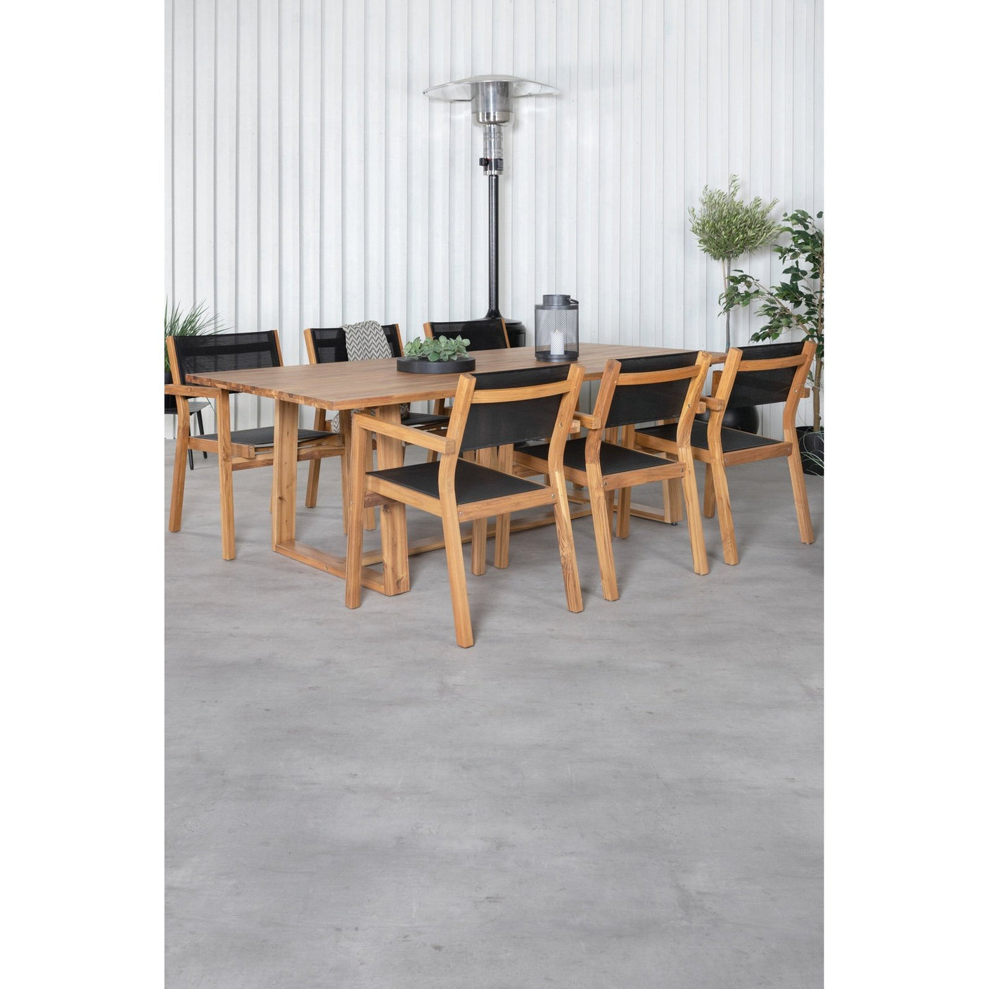 Plankton Spisebord 220*100 + Venice Venture Design Spisegruppe