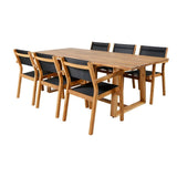Plankton Spisebord 220*100 + Venice Venture Design Spisegruppe