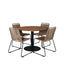 Cot spisebord ø100cm + Lindos stablestol Venture Design Spisegruppe
